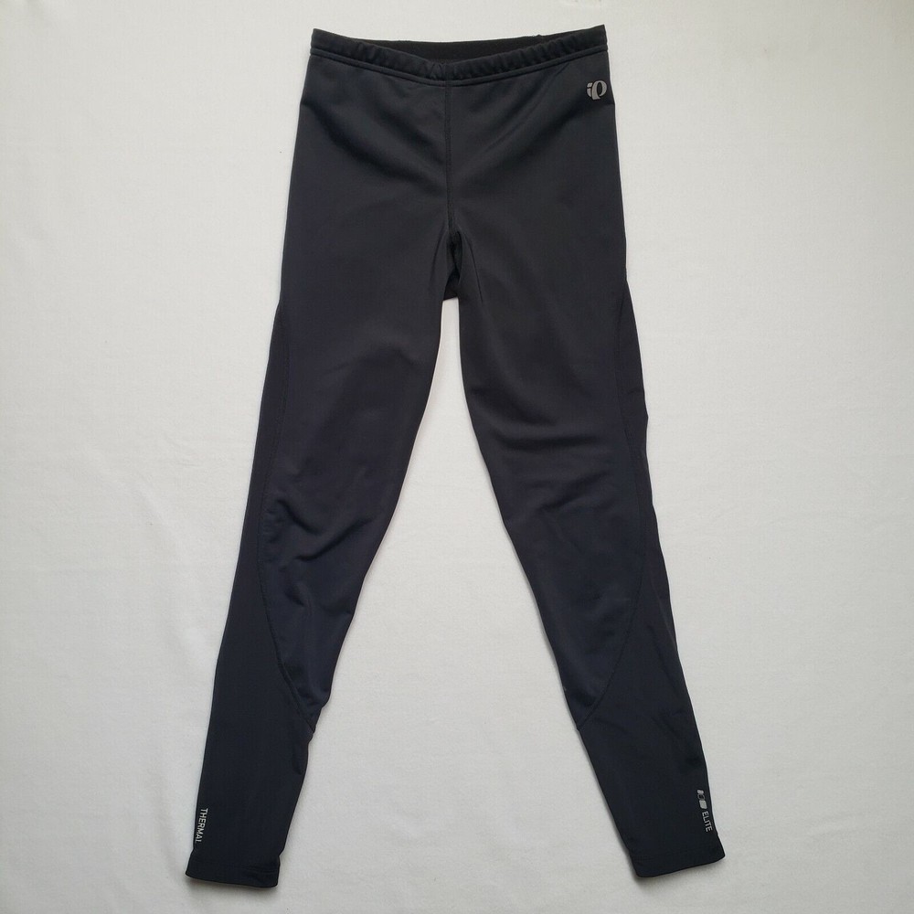 Pearl Izumi Cycling Pants Womens Small Elite Series Thermal Reflective Black EUC